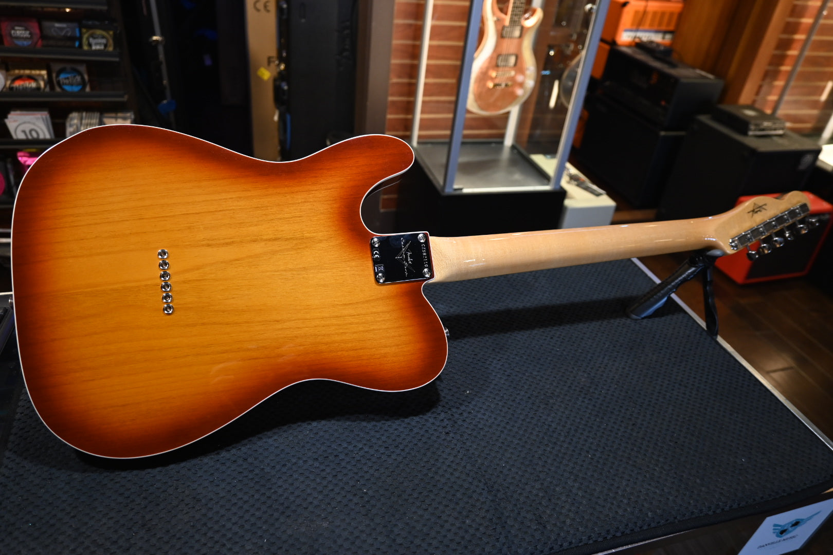 Fender Custom Shop 1960 Telecaster Custom RW NOS Spalted Maple - Tobacco Sunburst  Guitar #2110 - Danville Music