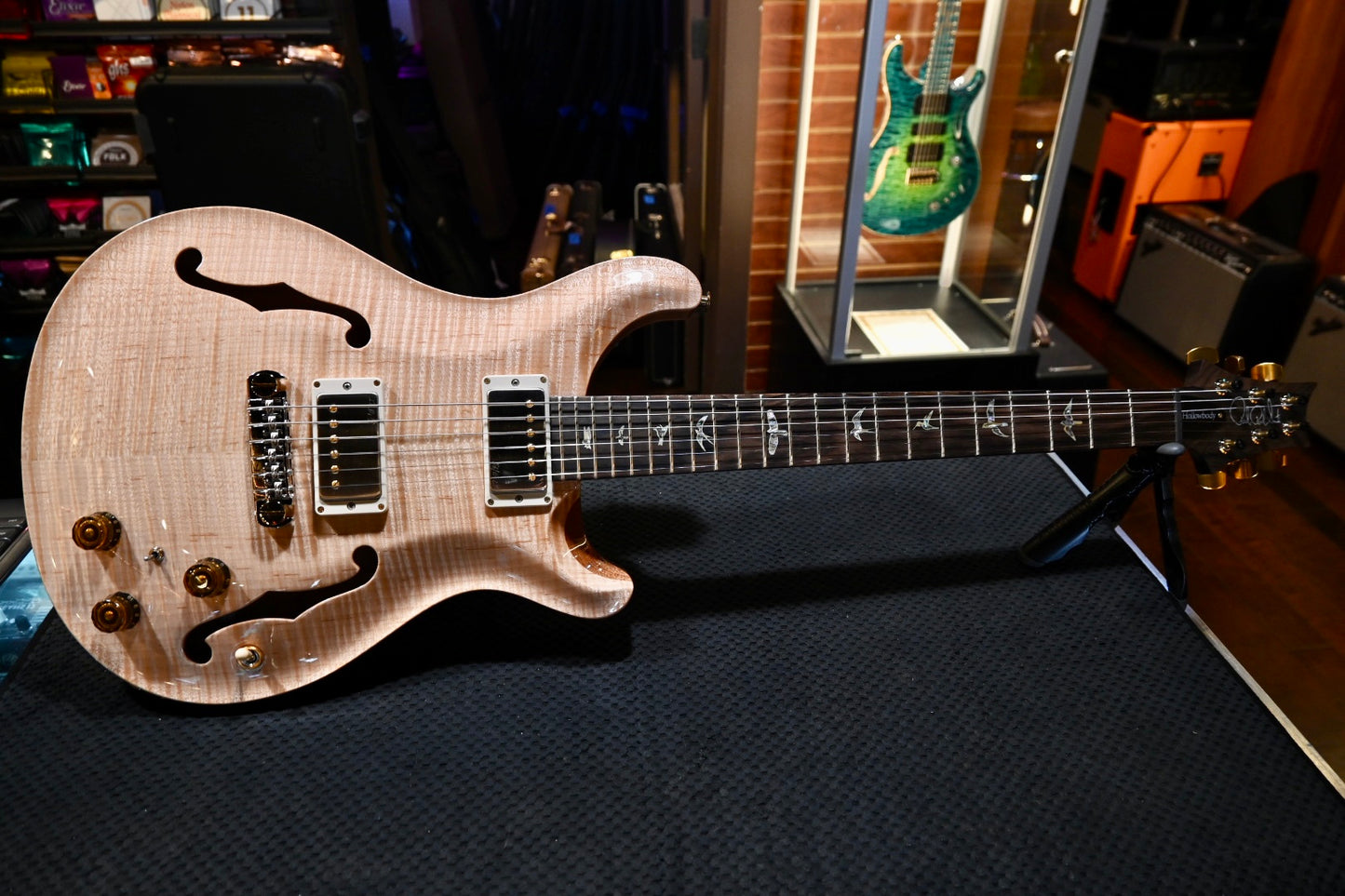 PRS Wood Library Hollowbody II Piezo Rosewood Neck - Natural Guitar #4367 - Danville Music