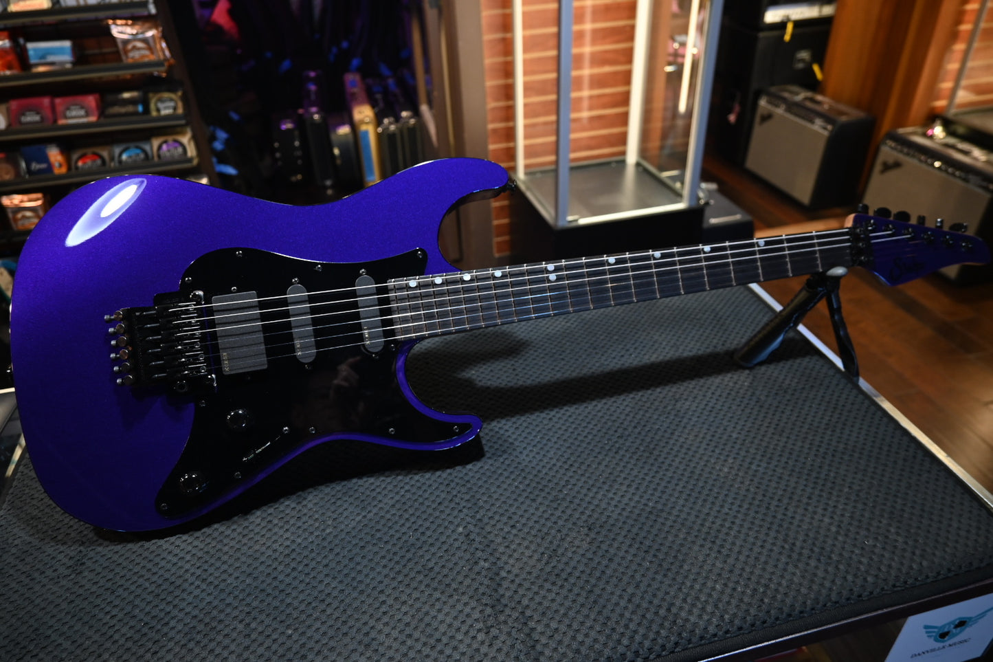 Suhr Custom Standard - Candy Cobalt Purple Guitar #2W5G - Danville Music