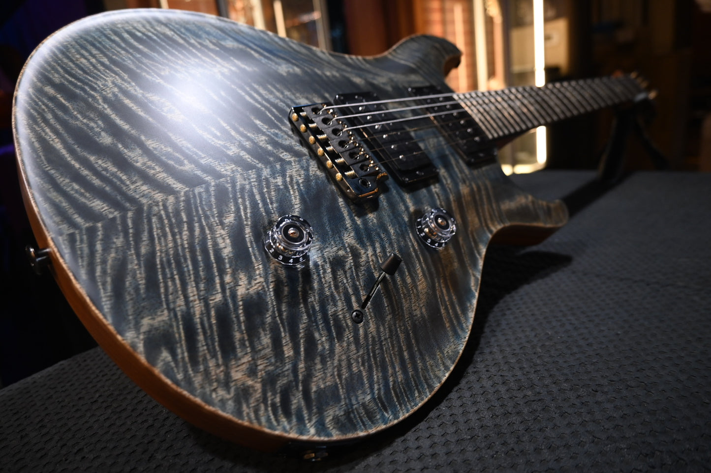 PRS 40th Anniversary Custom 24 Satin Limited Edition - Faded Whale Blue Guitar #9604 - Danville Music