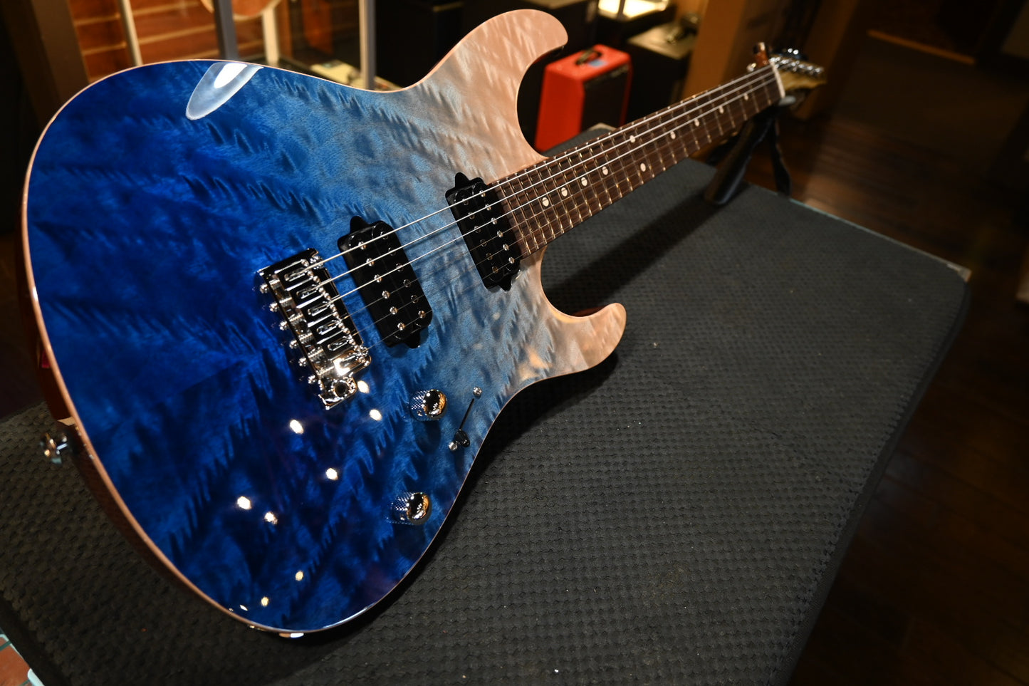 Suhr Modern Set Neck LE - Blue Fade Guitar #4888