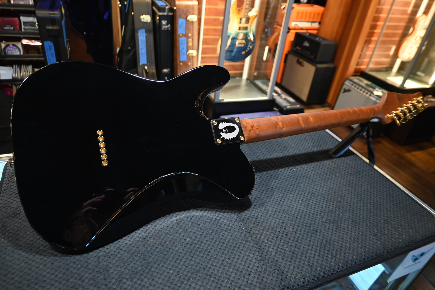 Suhr Asato Signature Series Classic T - Black Guitar #5570 - Danville Music