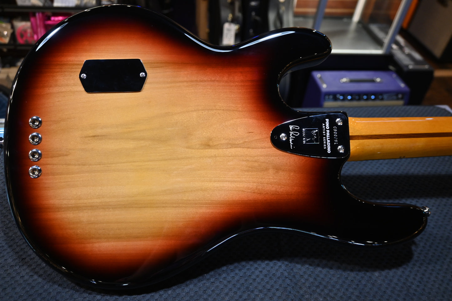 Music Man Pino Palladino Fretless - 79 Burst Bass #0791 - Danville Music