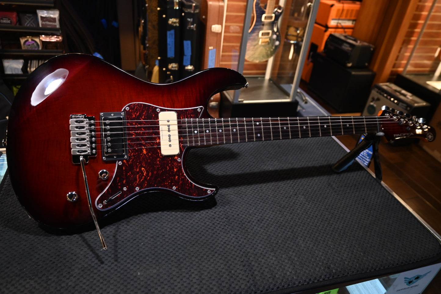 Yamaha Pacifica PAC611VFM - Dark Red Burst Guitar #3098