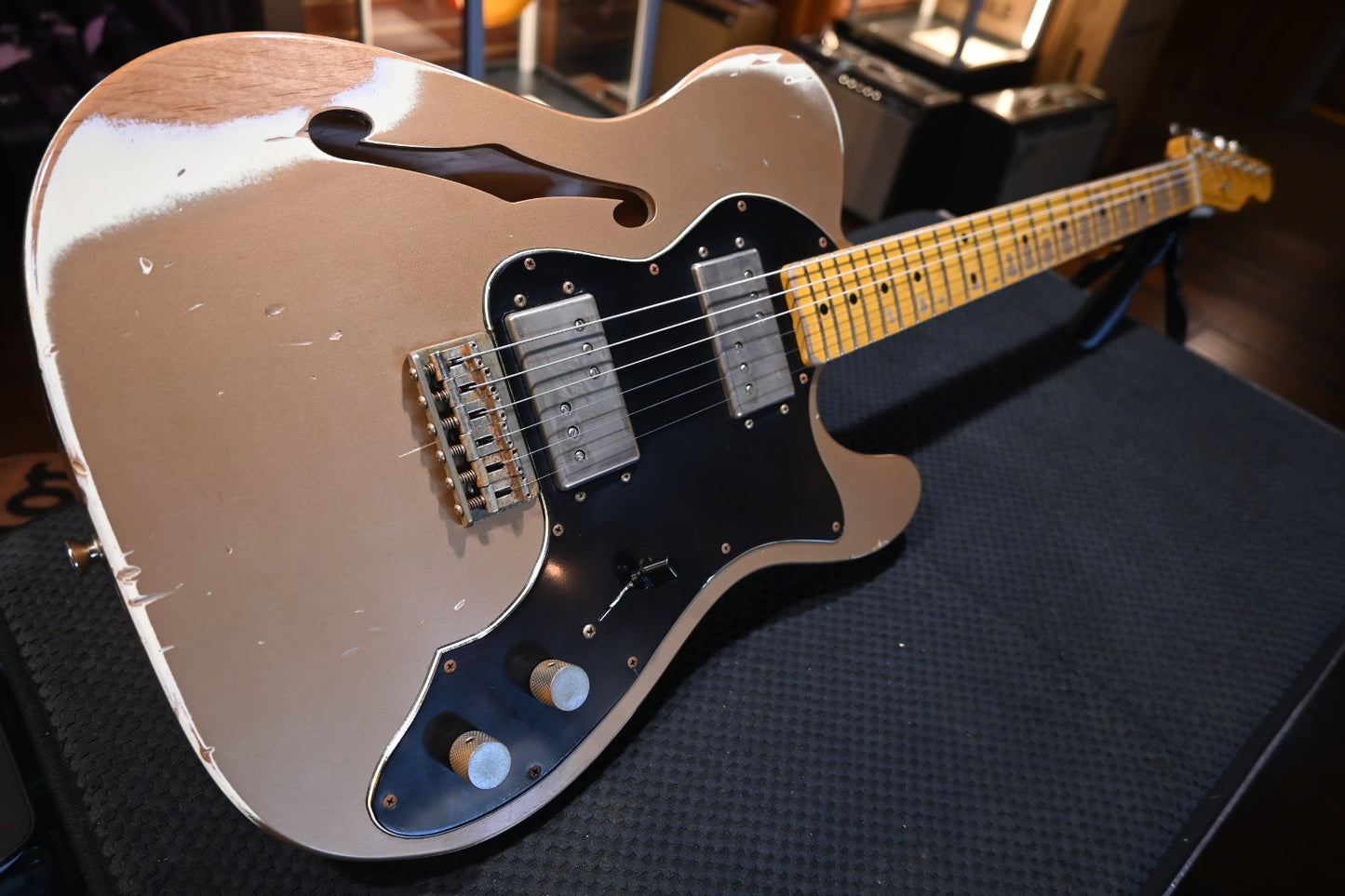 Nash T-52 Thinline Relic - Gold #O410 PRE-OWNED - Danville Music