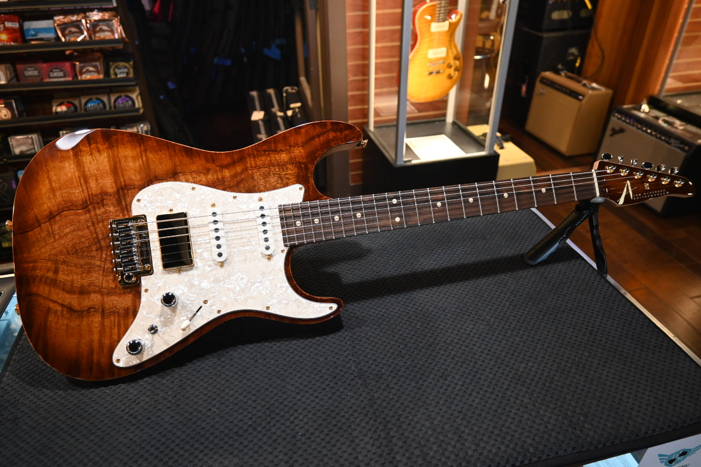 Tom Anderson Drop Top Classic Hollow - Tobacco Shaded Edge Guitar #923P - Danville Music