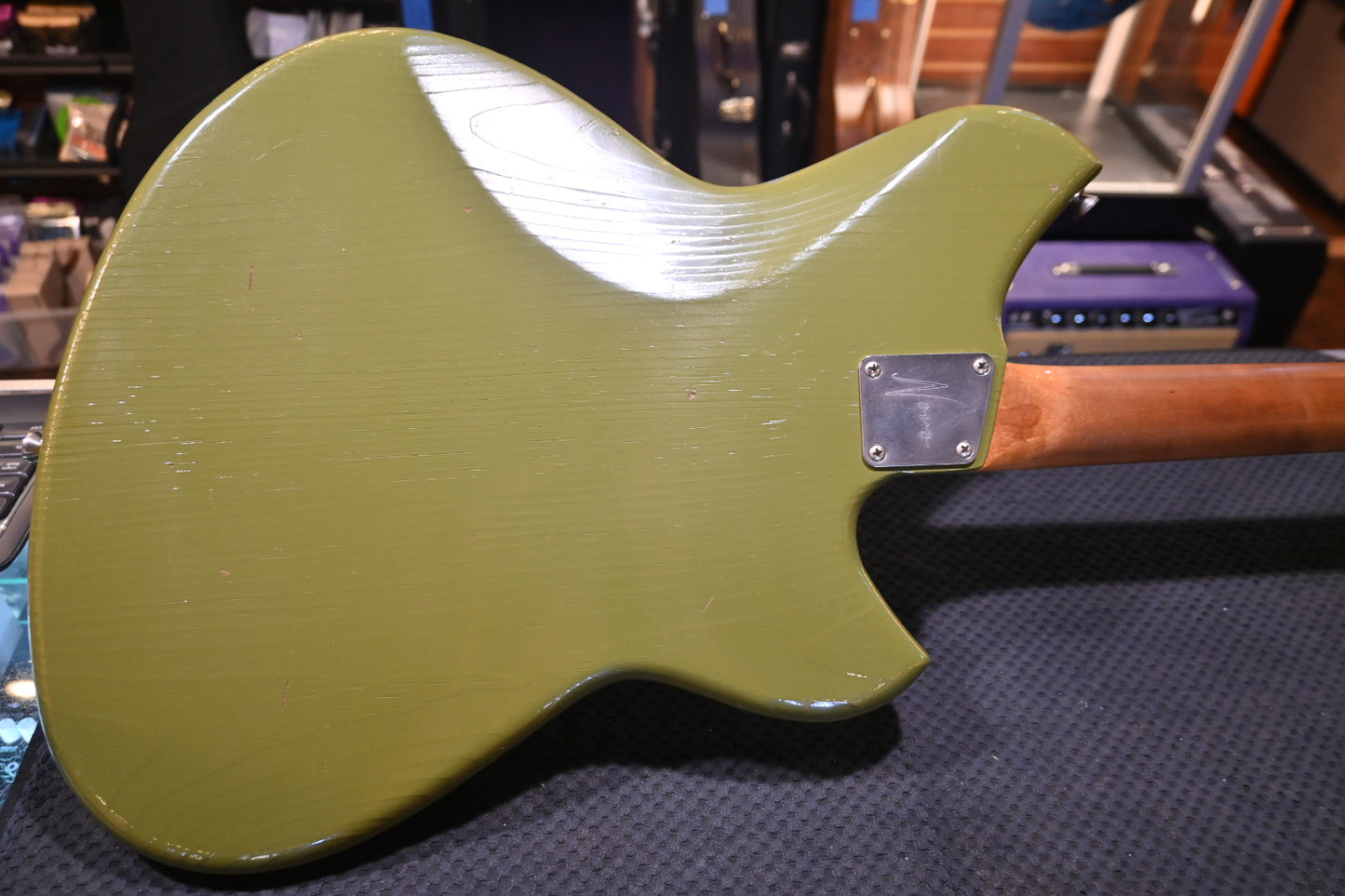 Novo Custom Serus J Left-Handed - Uffington Green Guitar #1403 - Danville Music