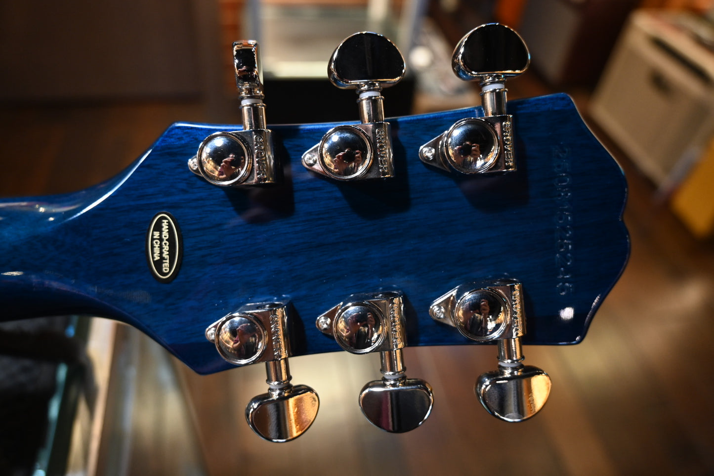 Epiphone Les Paul Special Double Cut Figured - Ocean Water Guitar #5245 - Danville Music