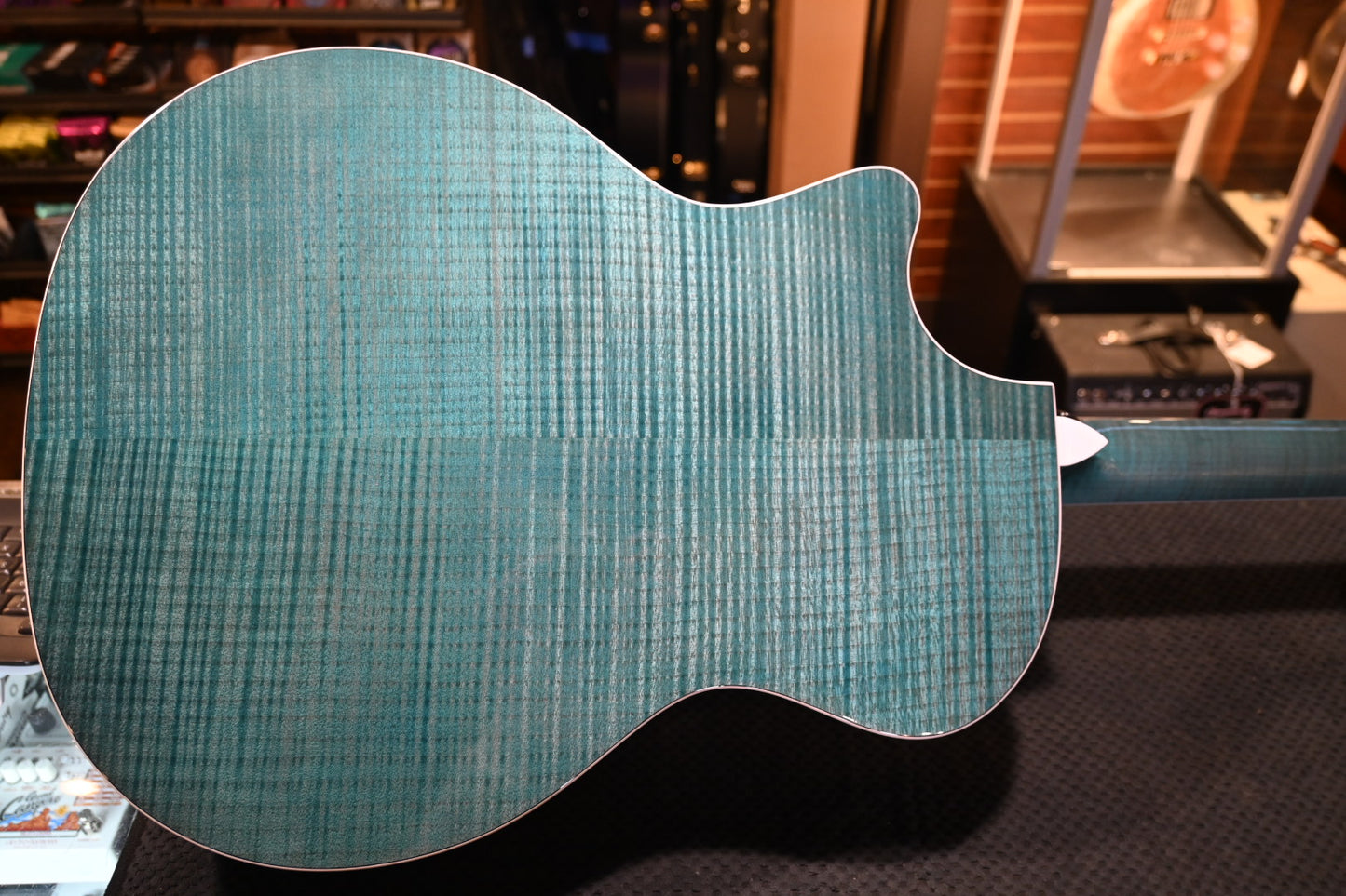 Taylor Custom Select 614ce - Koi Blue Guitar #4107 - Danville Music