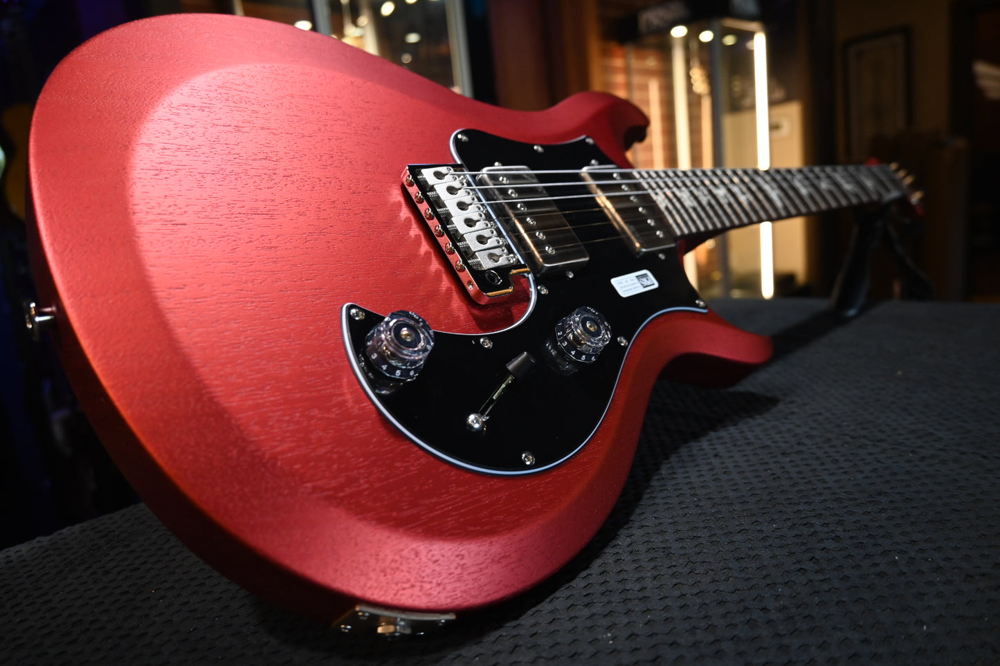 PRS S2 Standard 24 Satin - Red Apple Metallic Guitar #1450 - Danville Music