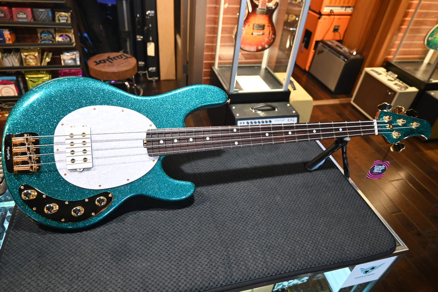 Music Man Stingray Special H - Ocean Sparkle Bass #2149 - Danville Music