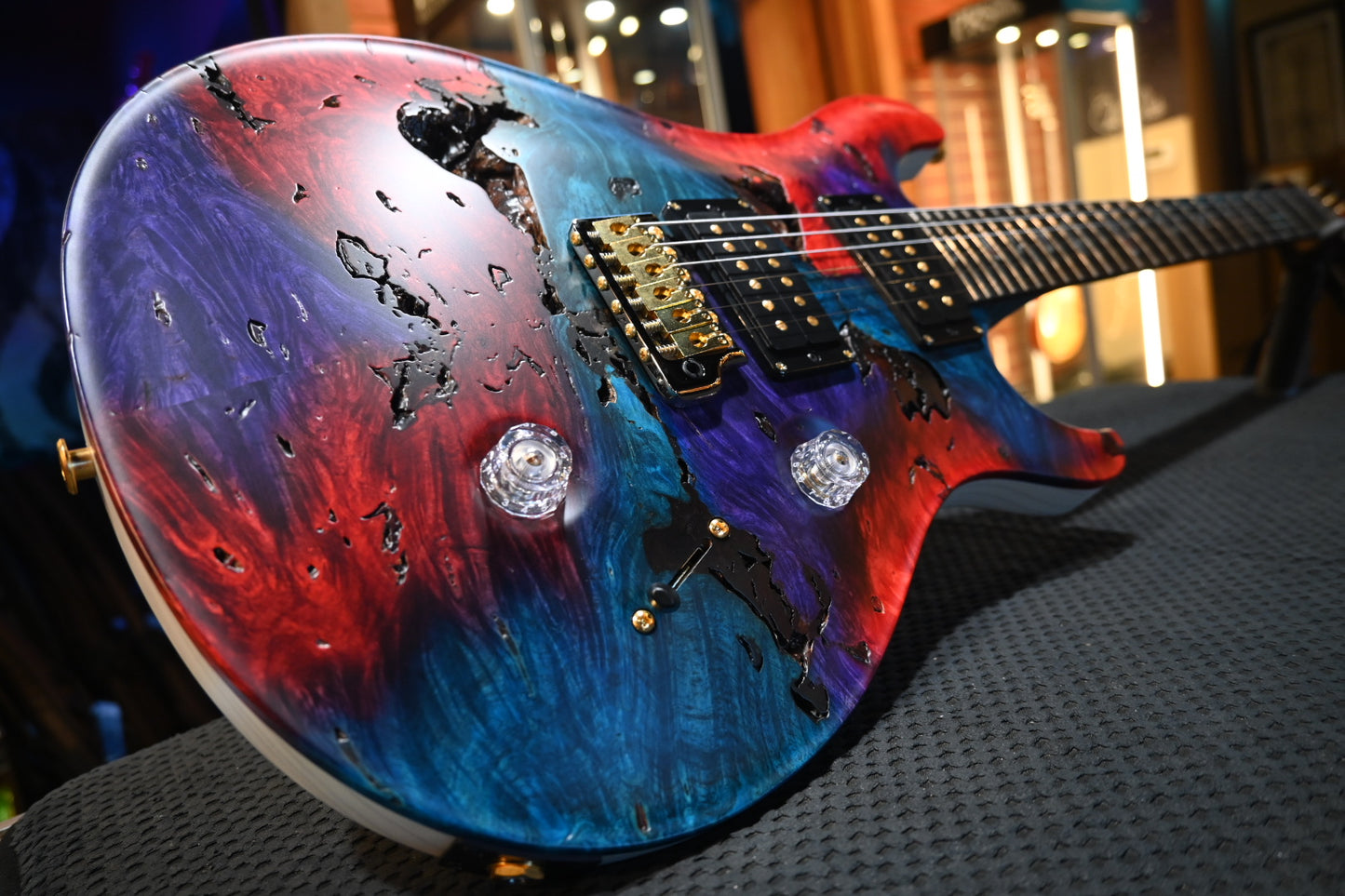 PRS Private Stock Custom 24 Buckeye Burl - Multi-Color Guitar #10499 - Danville Music