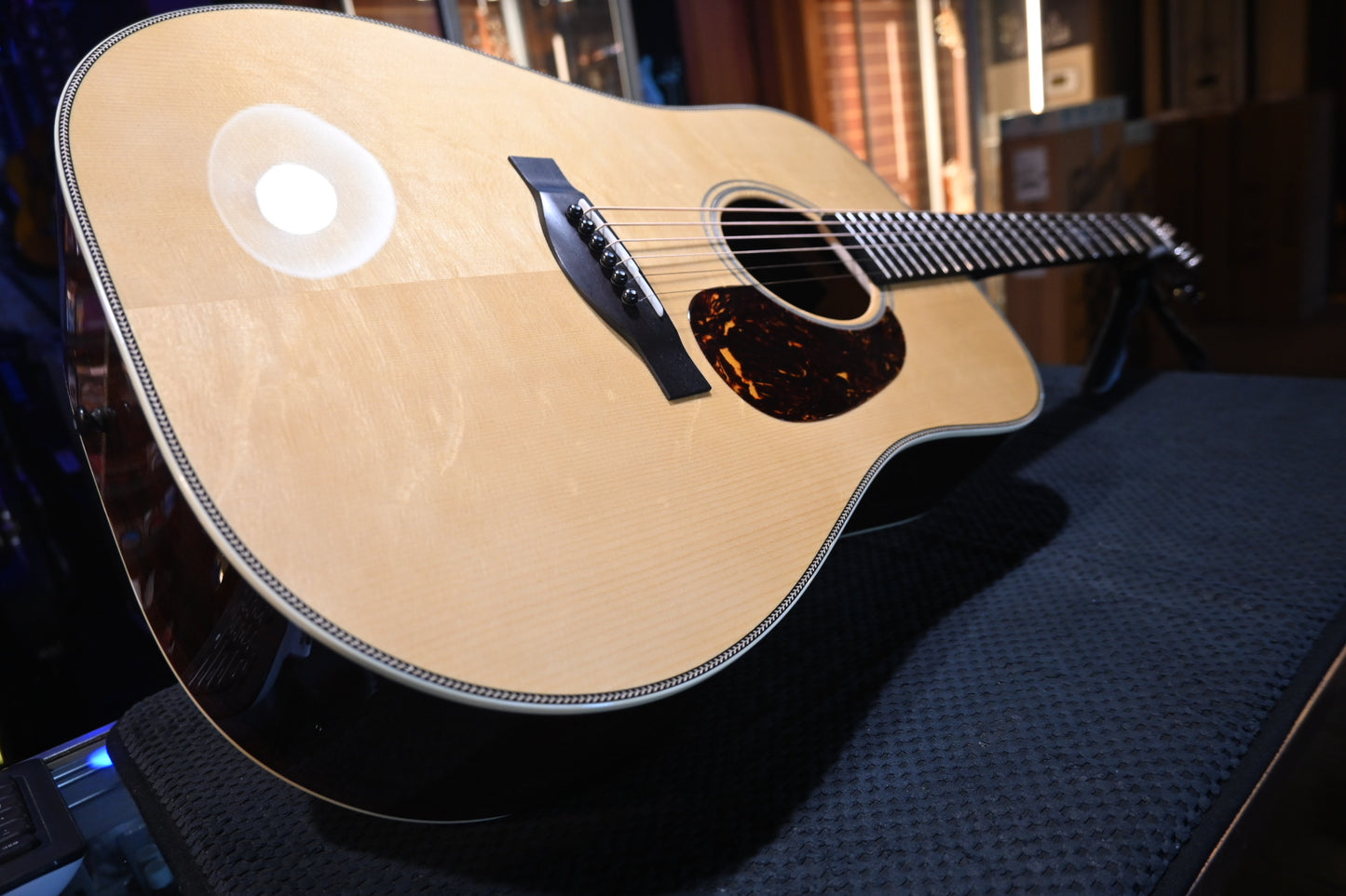 Santa Cruz Model D Bearclaw German Spruce/Rosewood - Natural Guitar #8087 - Danville Music