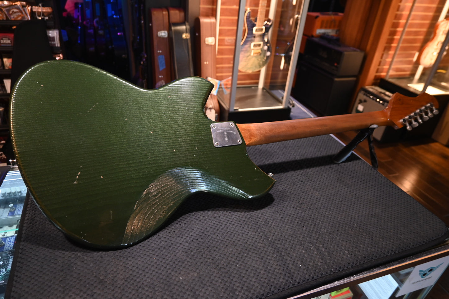 Novo Nucleus Serus J Baritone - Cadillac Green Guitar #5347
