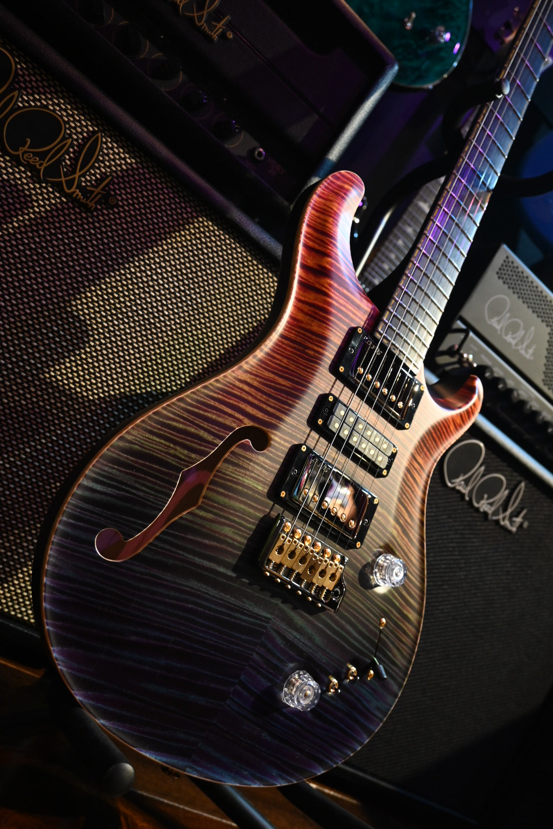 PRS Private Stock Special Semi-Hollow - Zombie Fade Satin Guitar #10776 - Danville Music