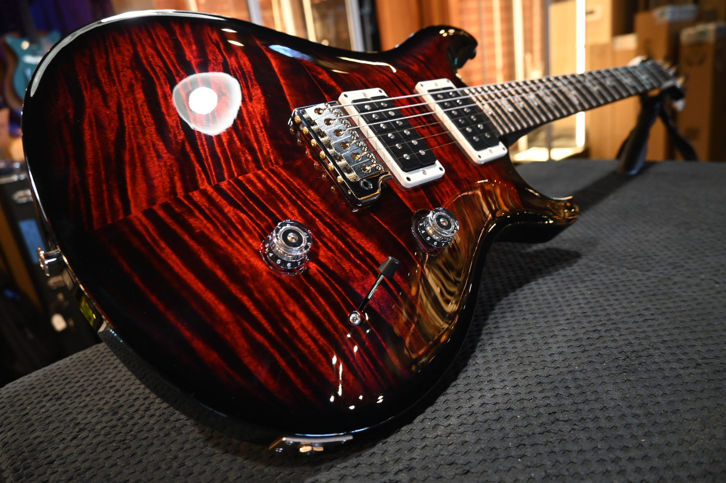 PRS Custom 24 - Fire Red Wrap Guitar #7270 - Danville Music