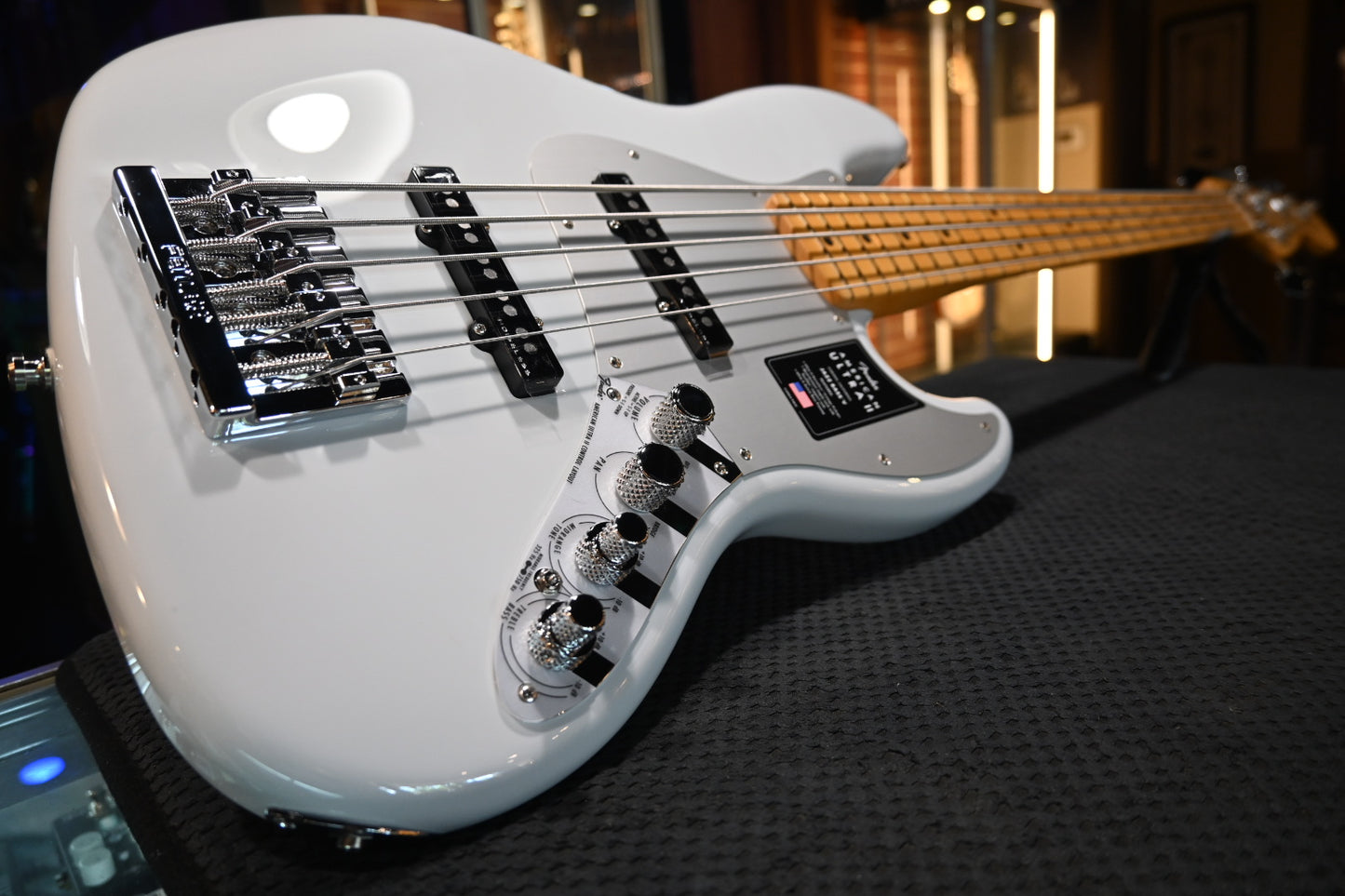 Fender American Ultra II Jazz Bass V - Avalanche Guitar #5647
