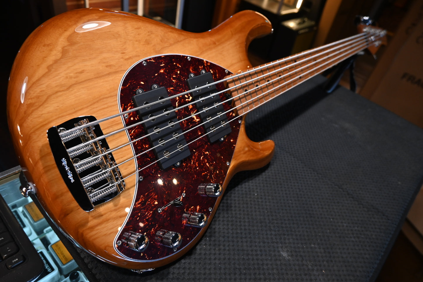 Music Man Stingrays Special 5 HH - Hot Honey Bass #2885 - Danville Music