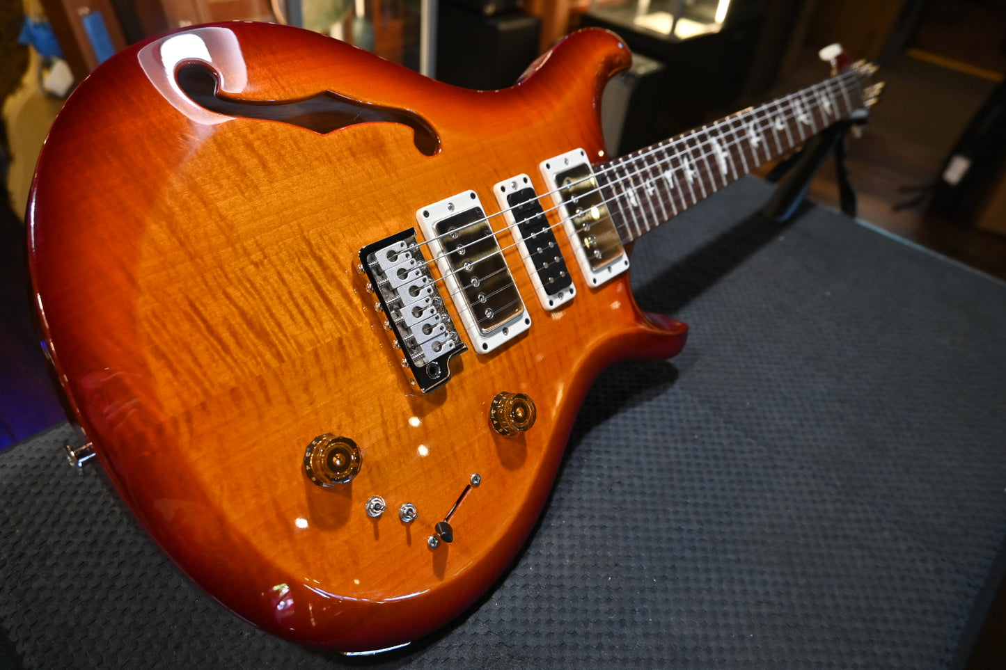 PRS S2 Special Semi-Hollow - Dark Cherry Sunburst Guitar #0779 - Danville Music