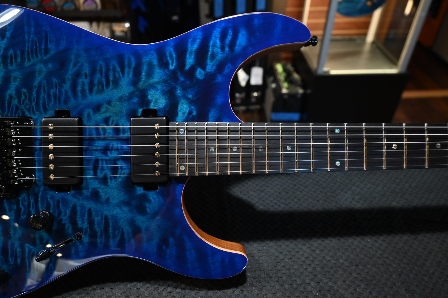 Mayones Aquila Elite S 6 - Infinite Blue Guitar #5603 - Danville Music