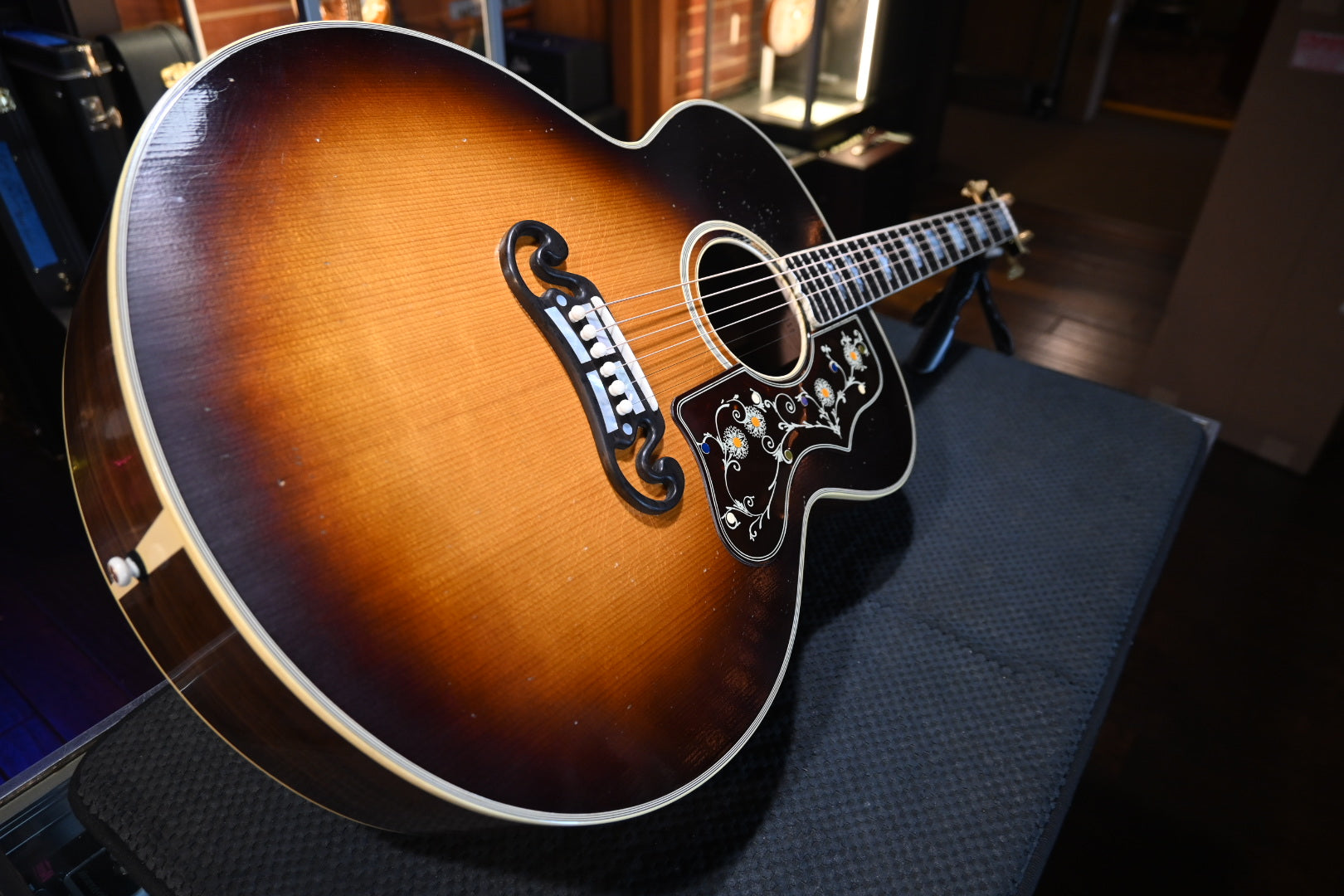 Gibson Custom Shop Pre-War SJ-200 Rosewood - Faded Vintage Sunburst Guitar #5050 - Danville Music
