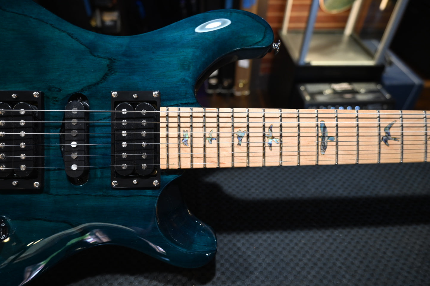 PRS SE Swamp Ash Special - Iri Blue Guitar #7884 - Danville Music