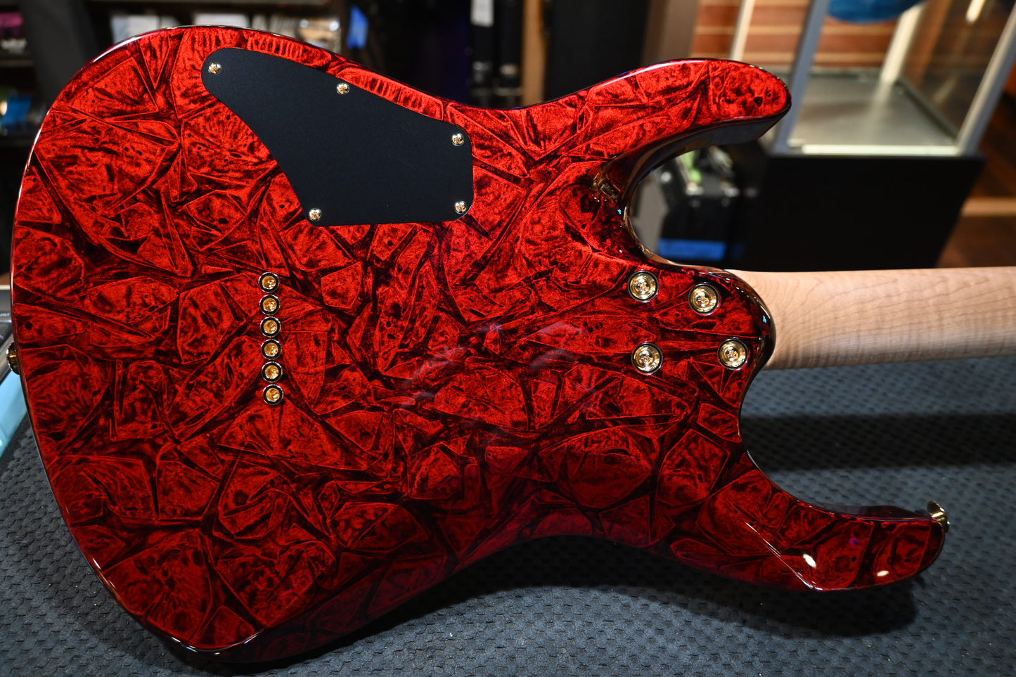 Suhr Custom Modern Carve Top - Red Web Guitar #8627 - Danville Music