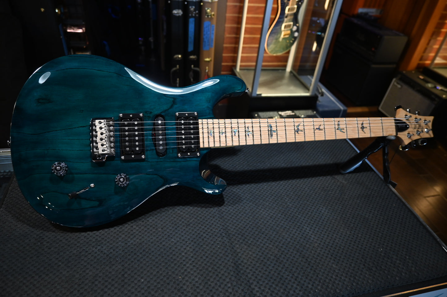 PRS SE Swamp Ash Special - Iri Blue Guitar #7884 - Danville Music