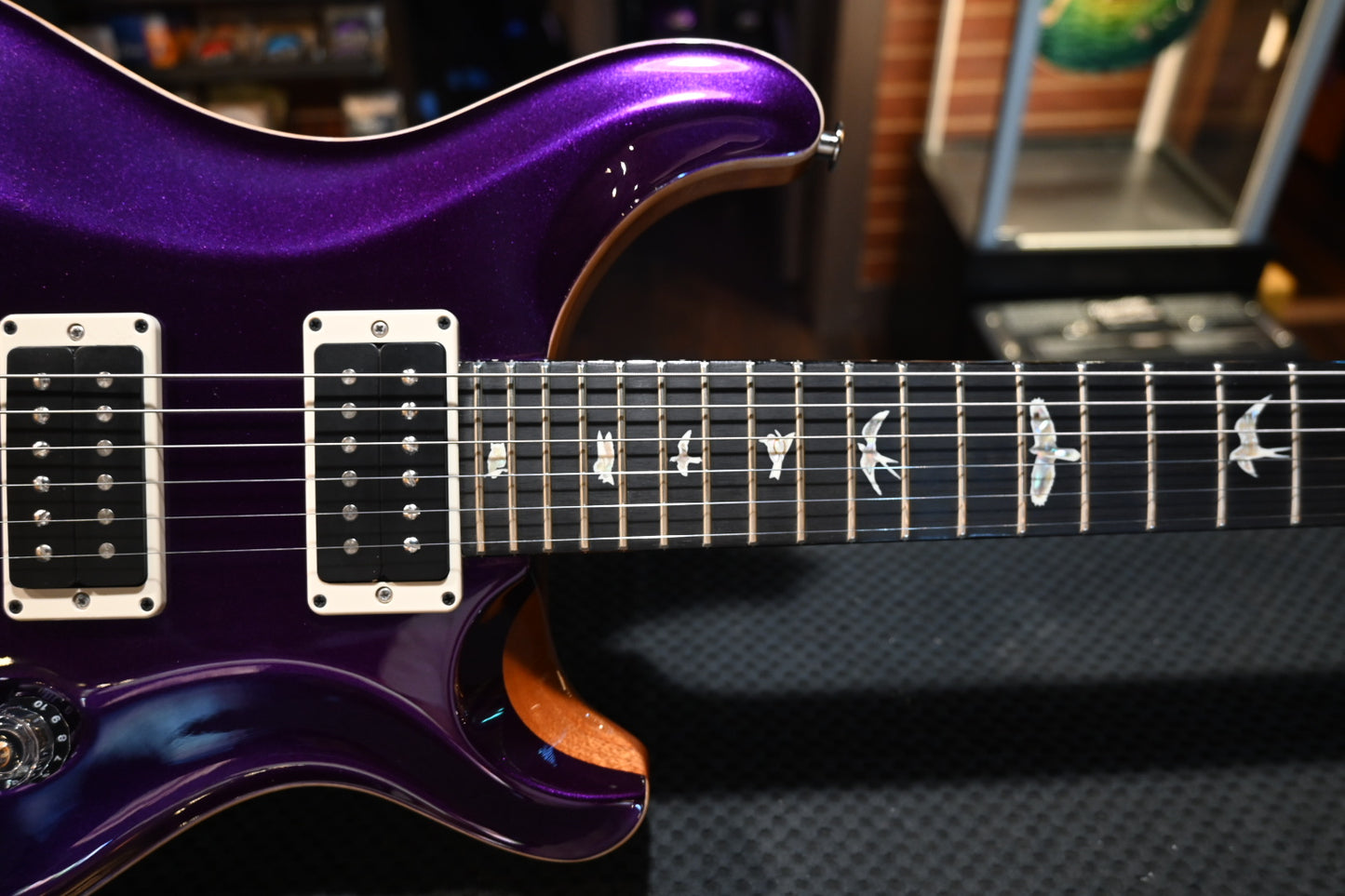 PRS Customer 24 - Violet Metallic/Natural Back Guitar #6273 - Danville Music