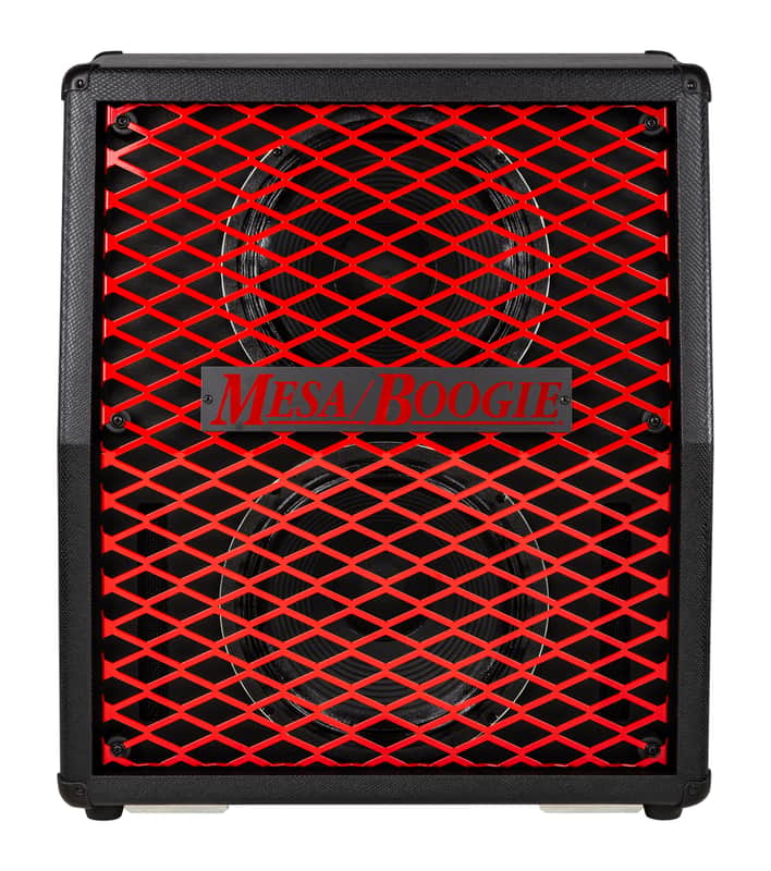 Mesa Boogie Vintage Split Back Vertical Slant Black Snakeskin Red Grille