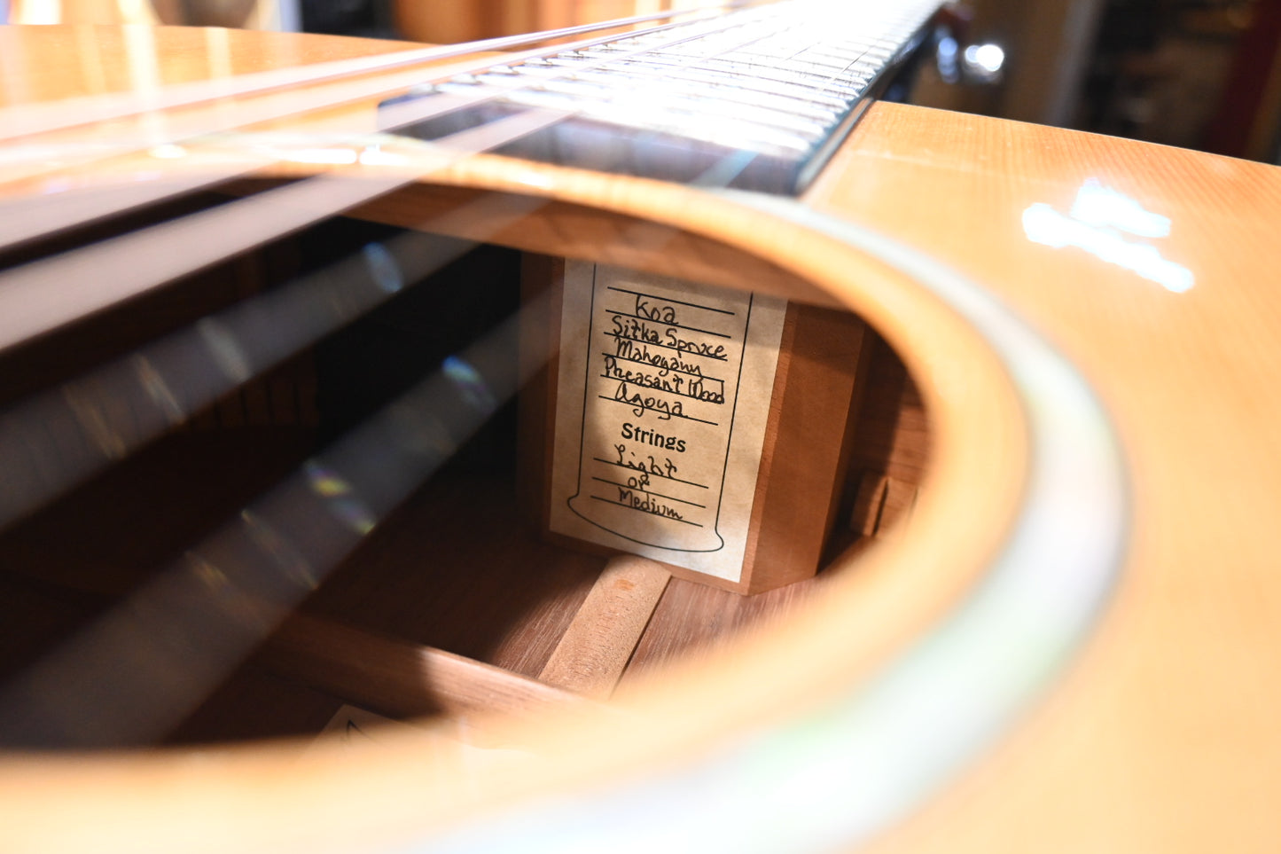 Goodall AKCJ Concert Jumbo Spruce/Koa Guitar #1938 - Danville Music