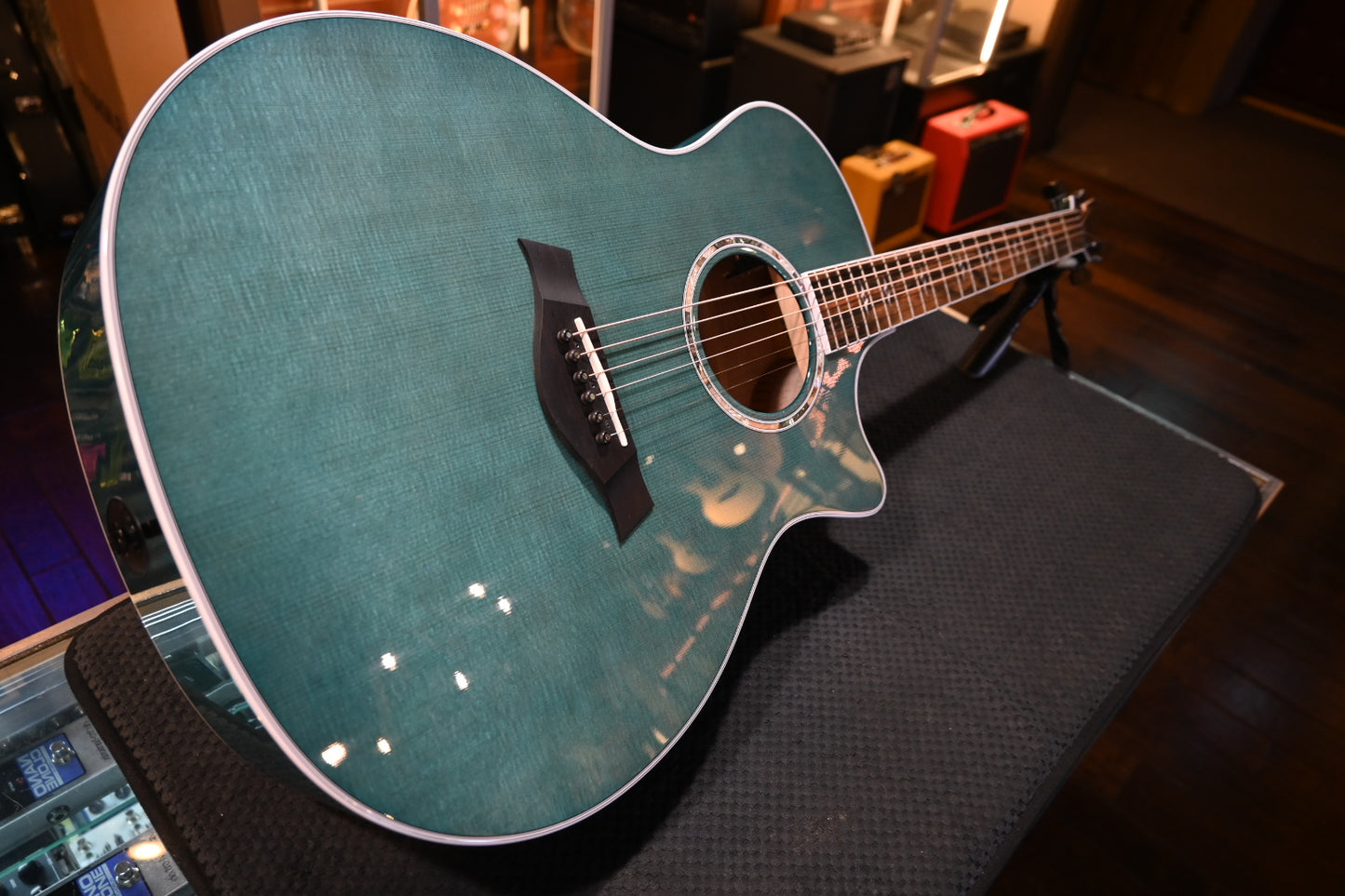 Taylor Custom Select 614ce - Koi Blue Guitar #4107 - Danville Music