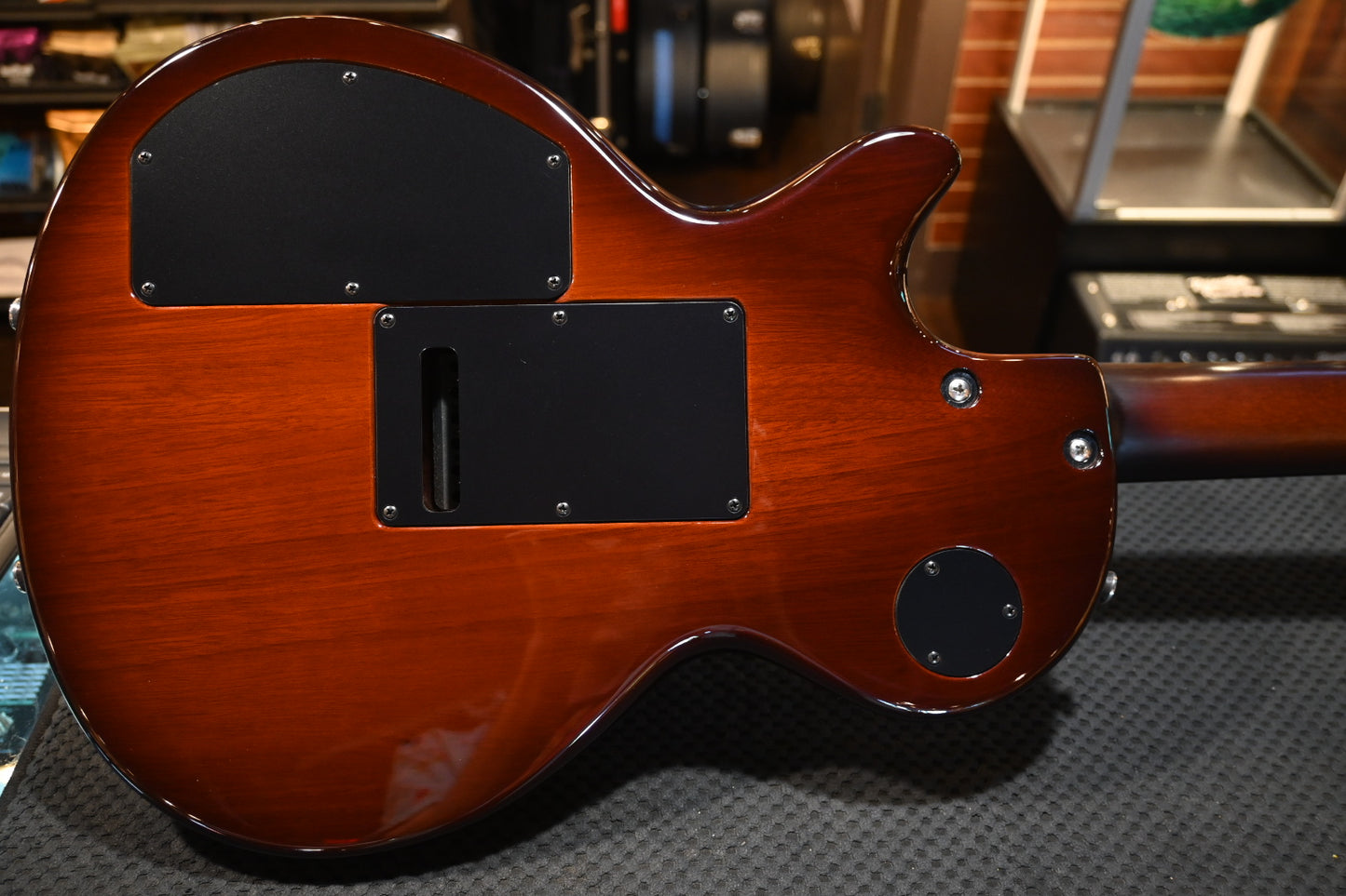 Tom Anderson Bulldog 2012 - Light Tiger Eye Burst Guitar #912P - Danville Music