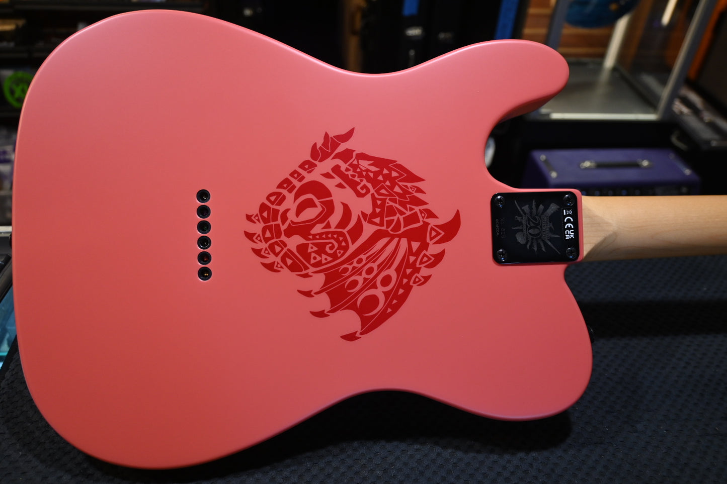 Fender Monster Hunter Rathalos Telecaster - Rathalos Red Guitar #3241 - Danville Music