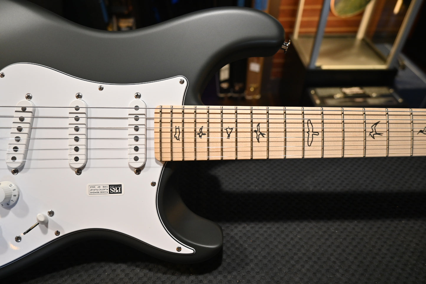PRS Silver Sky Maple - Faded Black Tee Satin Guitar #4451
