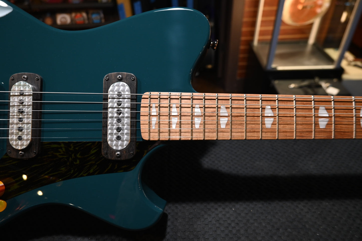 Powers Electric A-Type FF42 CamTail - Fjord Green Guitar #A785 - Danville Music
