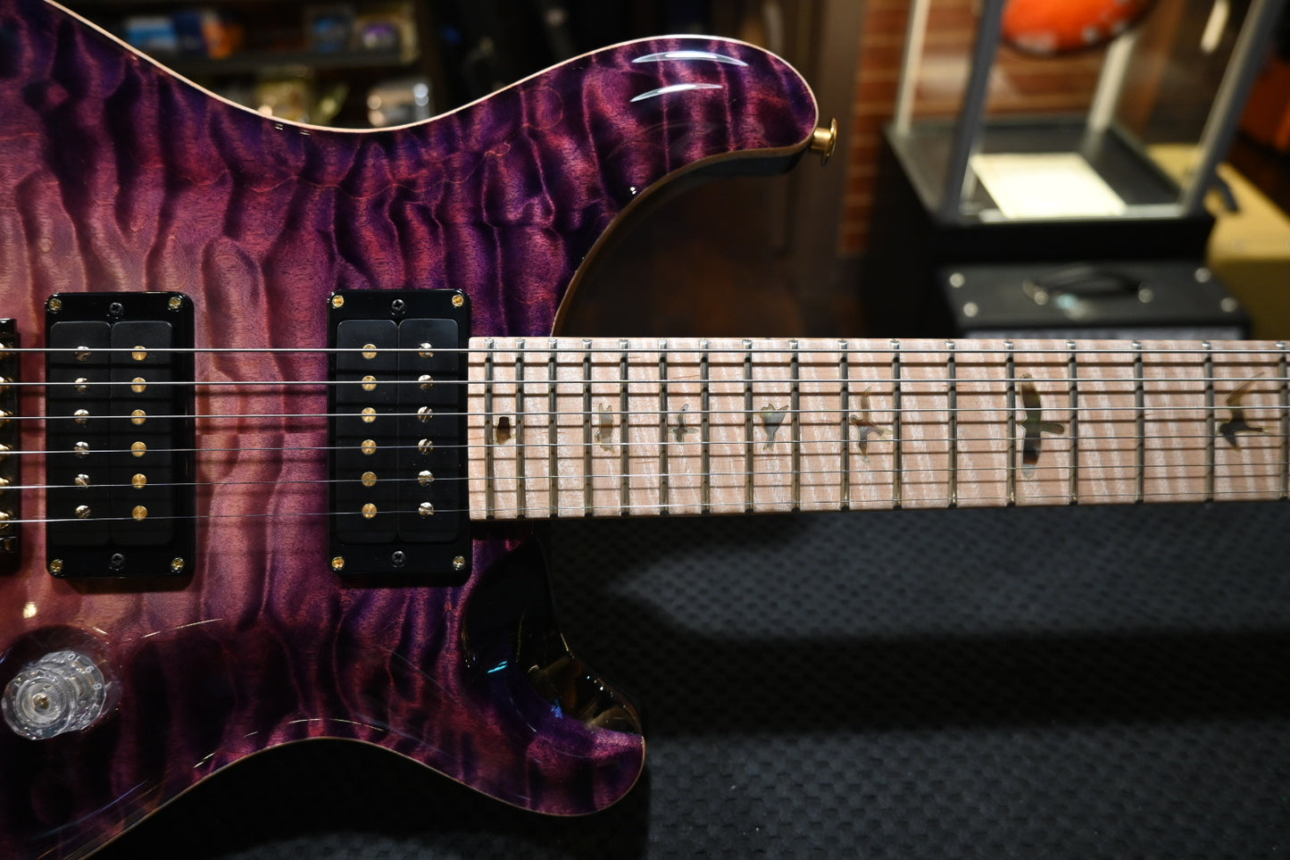 PRS Private Stock Custom 24 - Replicant Purple Glow Guitar #10772 - Danville Music