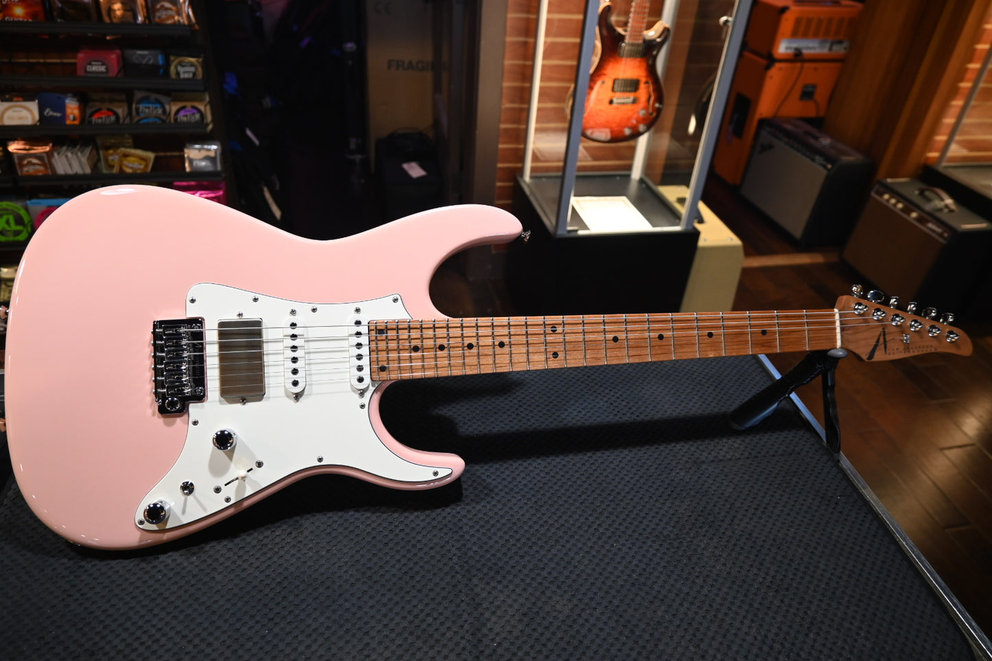 Tom Anderson Guardian Angel Player - Shell Pink Guitar #323A - Danville Music