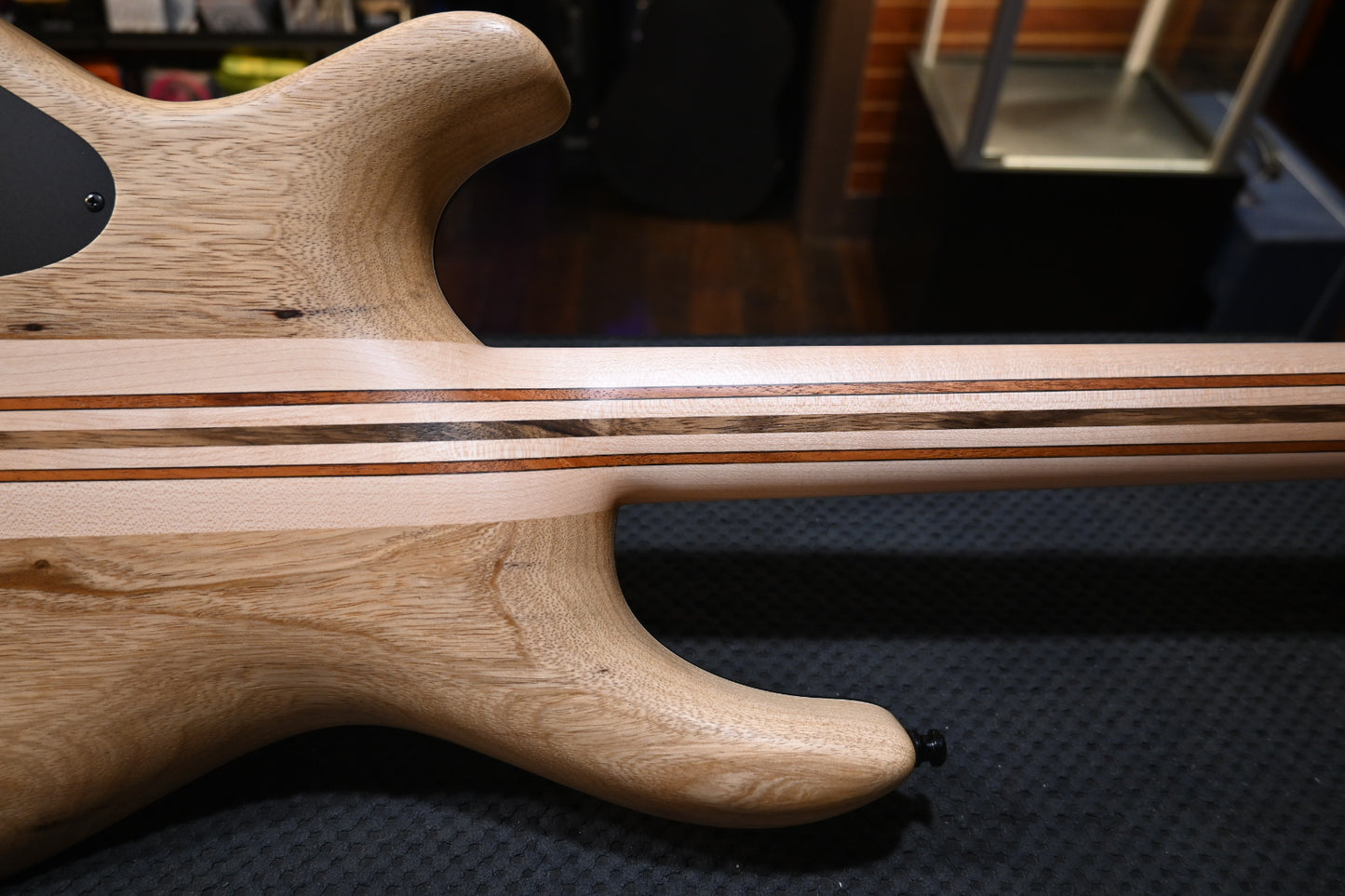 Mayones Regius 6 Custom Burl Maple Master Grade - Light Blue Stirred Resin Top Guitar #1007 - Danville Music