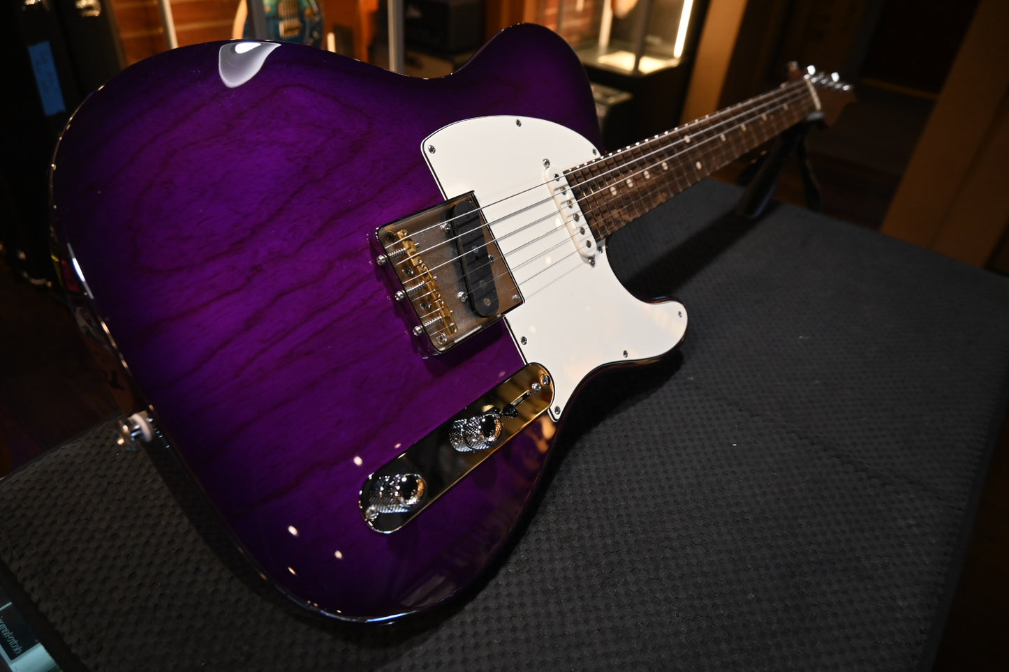 Suhr Custom Modern T - Trans Purple Burst Guitar #9880 - Danville Music