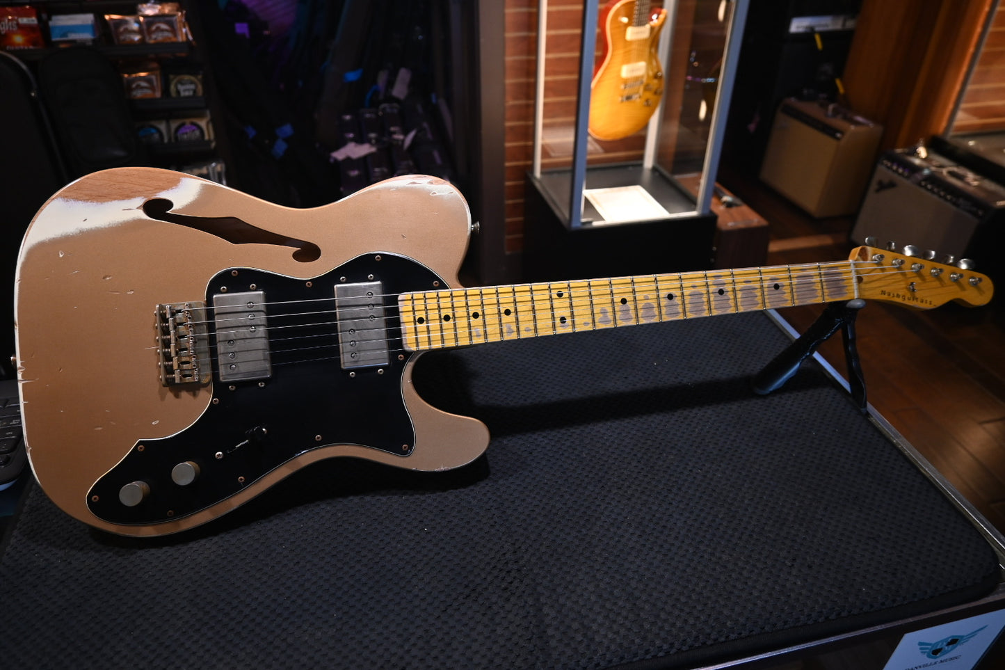 Nash T-52 Thinline Relic - Gold #O410 PRE-OWNED - Danville Music