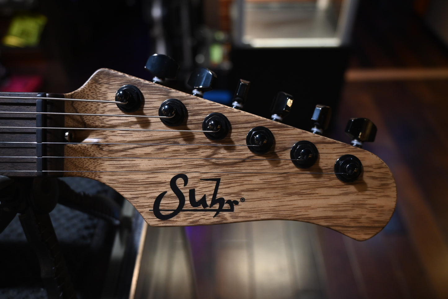 Suhr Custom Classic JM Black Limba - Natural Guitar #8690 - Danville Music