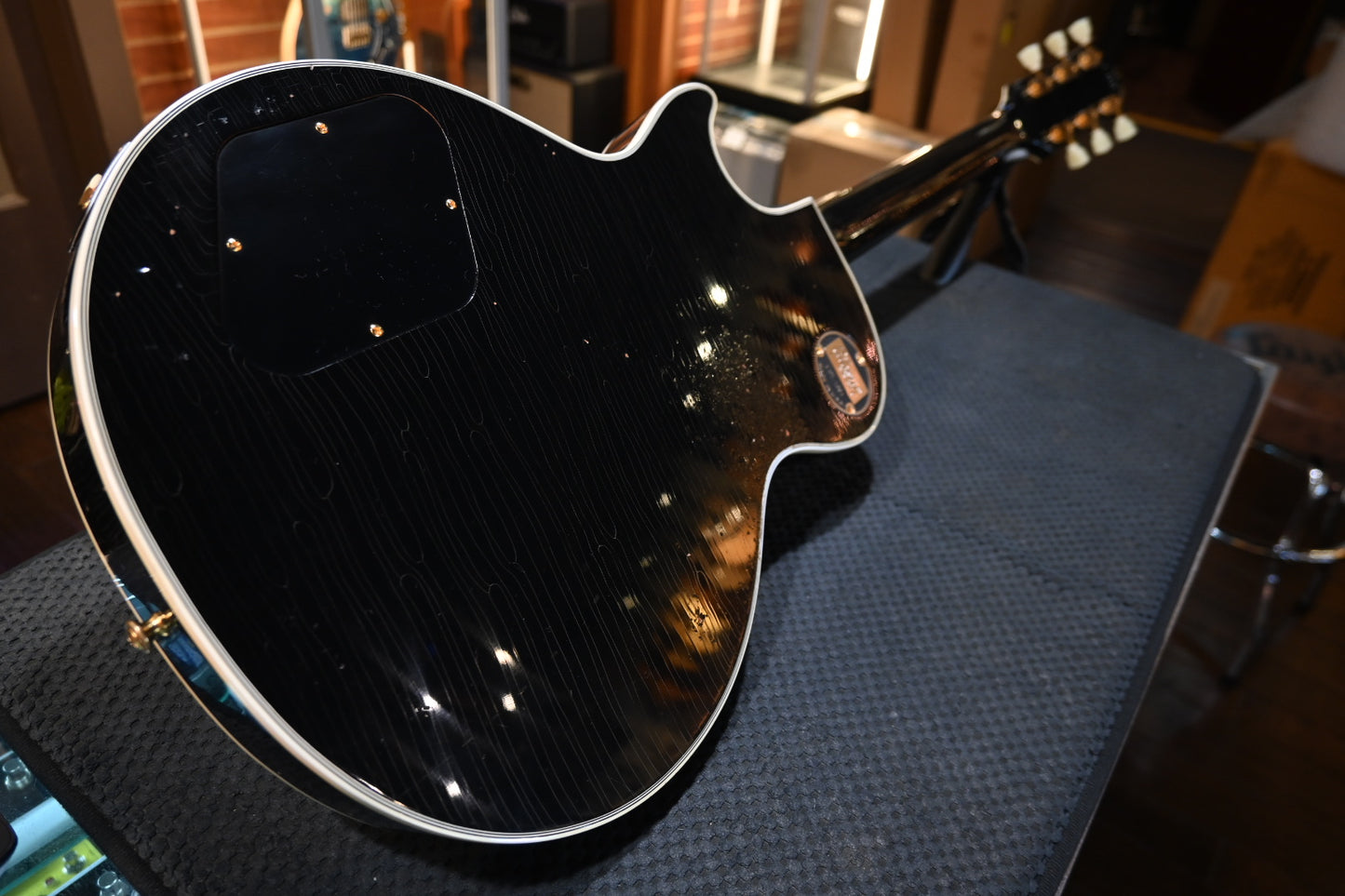 Gibson Custom Shop 1954 Les Paul Custom 2020 Relic - Ebony Guitar #0045