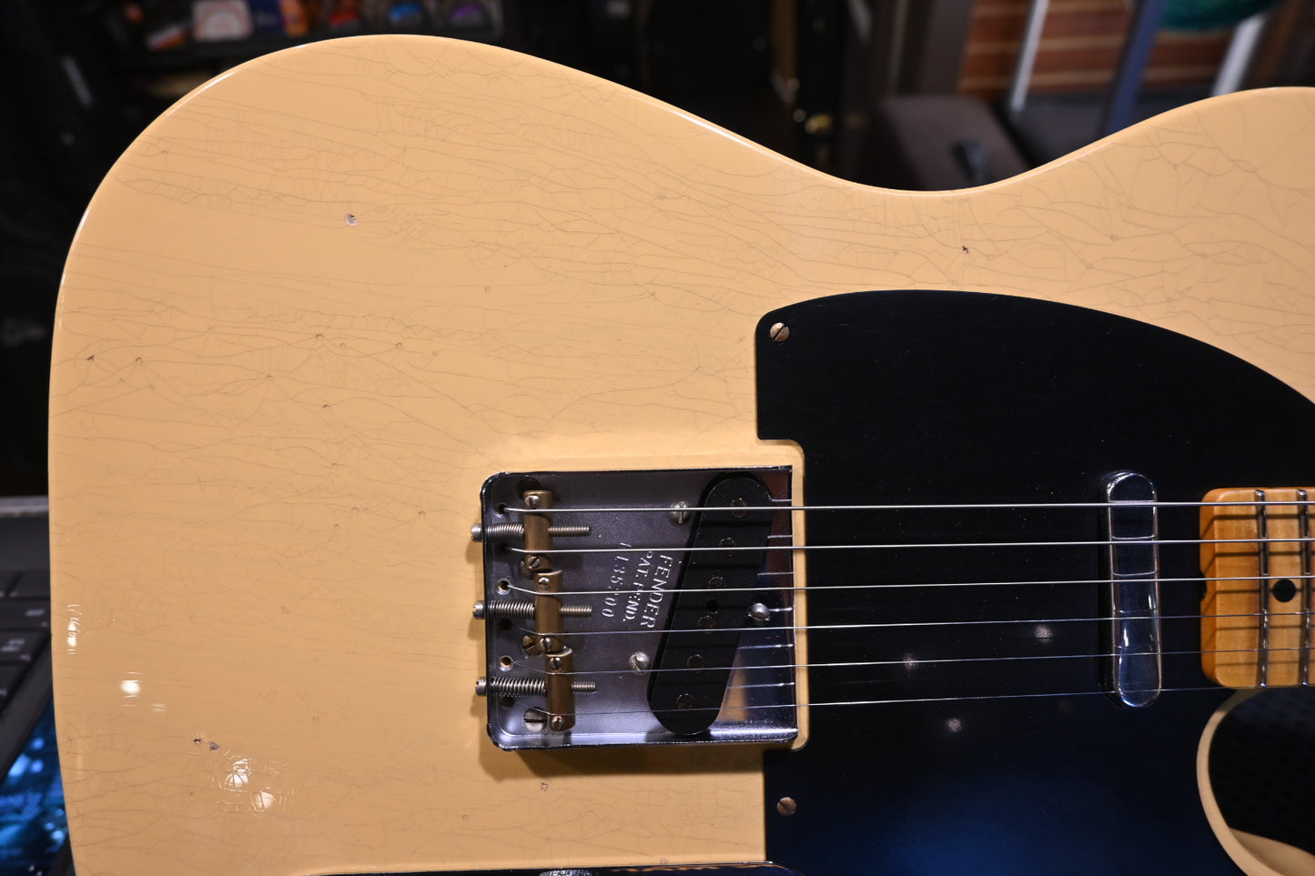 Fender Custom Shop LTD 1951 Telecaster Journeyman - Nocaster Blonde Guitar #5200 - Danville Music