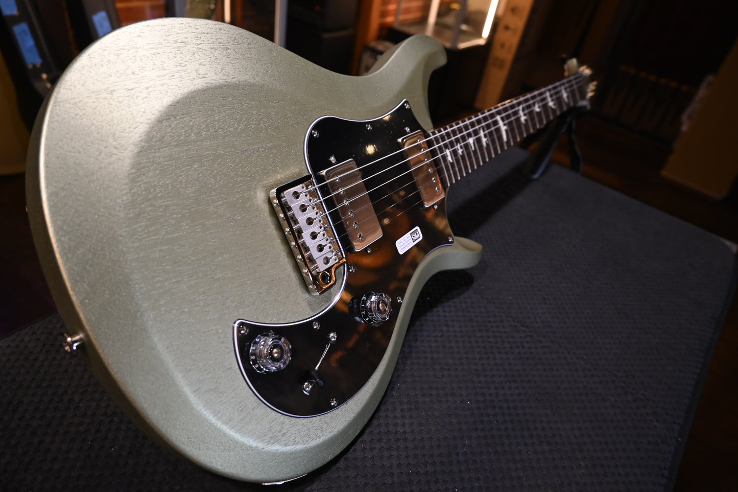 PRS S2 Standard 22 Satin - Mavis Mint Metallic Guitar #1590 - Danville Music
