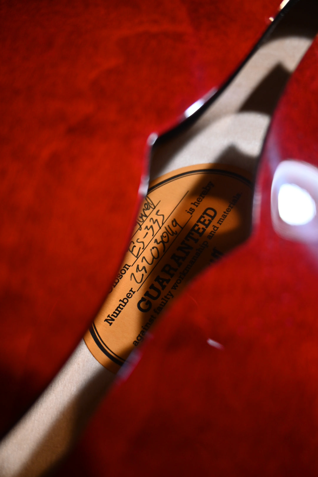 Gibson ES-335 Figured - ‘60s Cherry Guitar #0119 - Danville Music