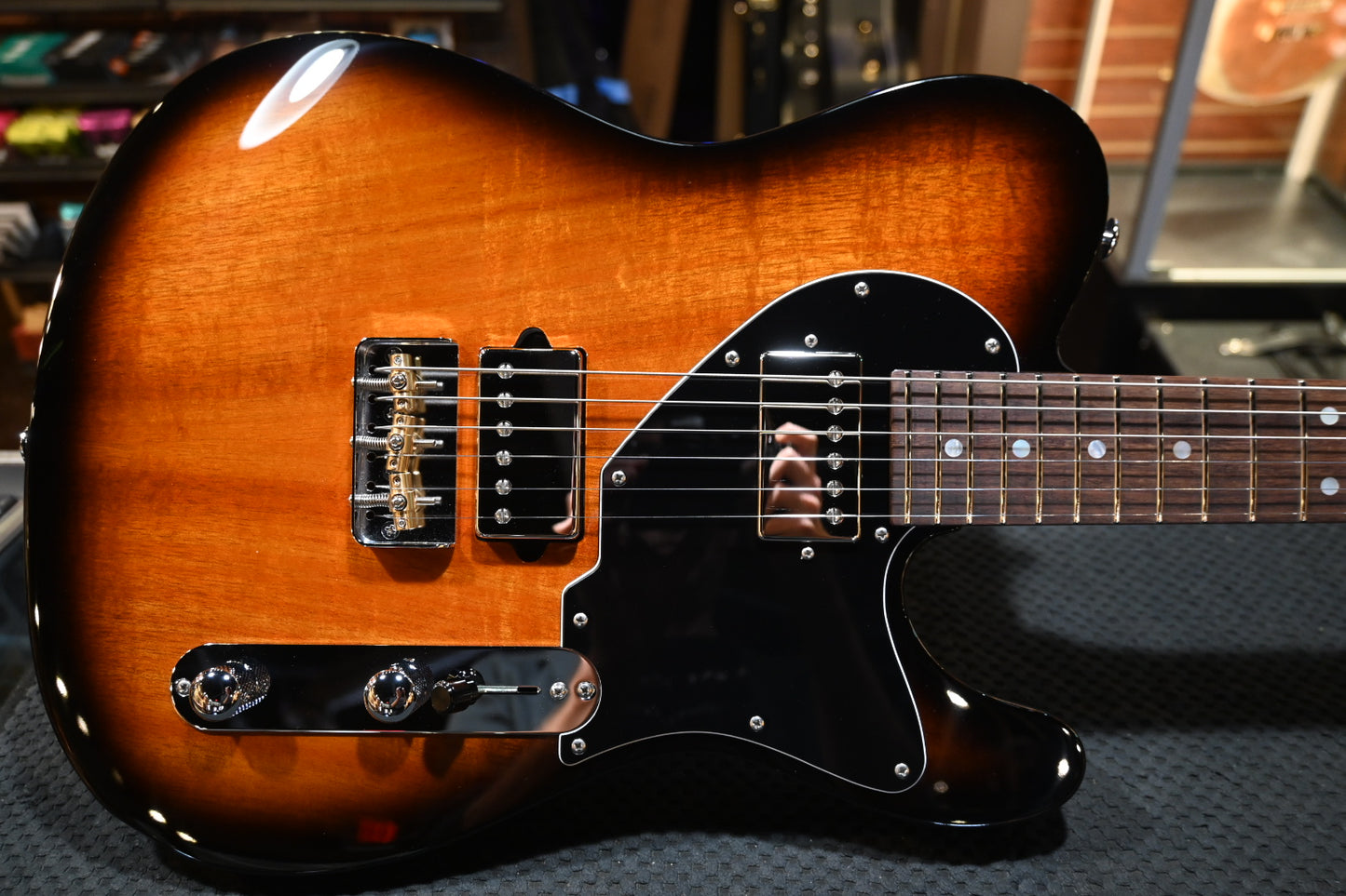 Suhr Custom Classic T Koa - 2-Tone Tobacco Burst Guitar #7157 - Danville Music