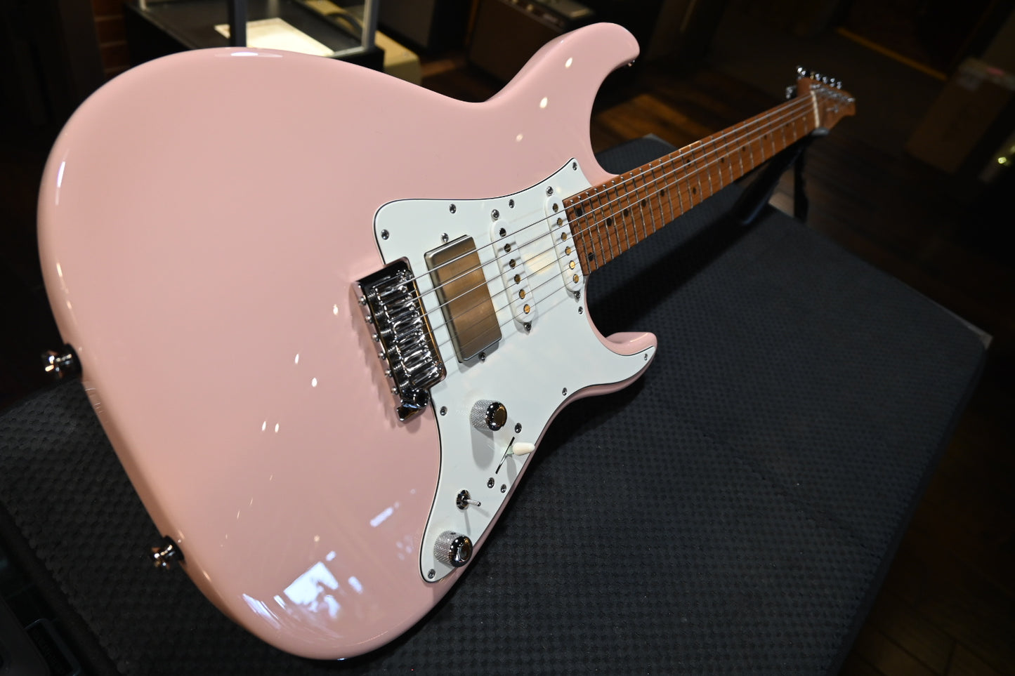 Tom Anderson Guardian Angel Player - Shell Pink Guitar #323A - Danville Music