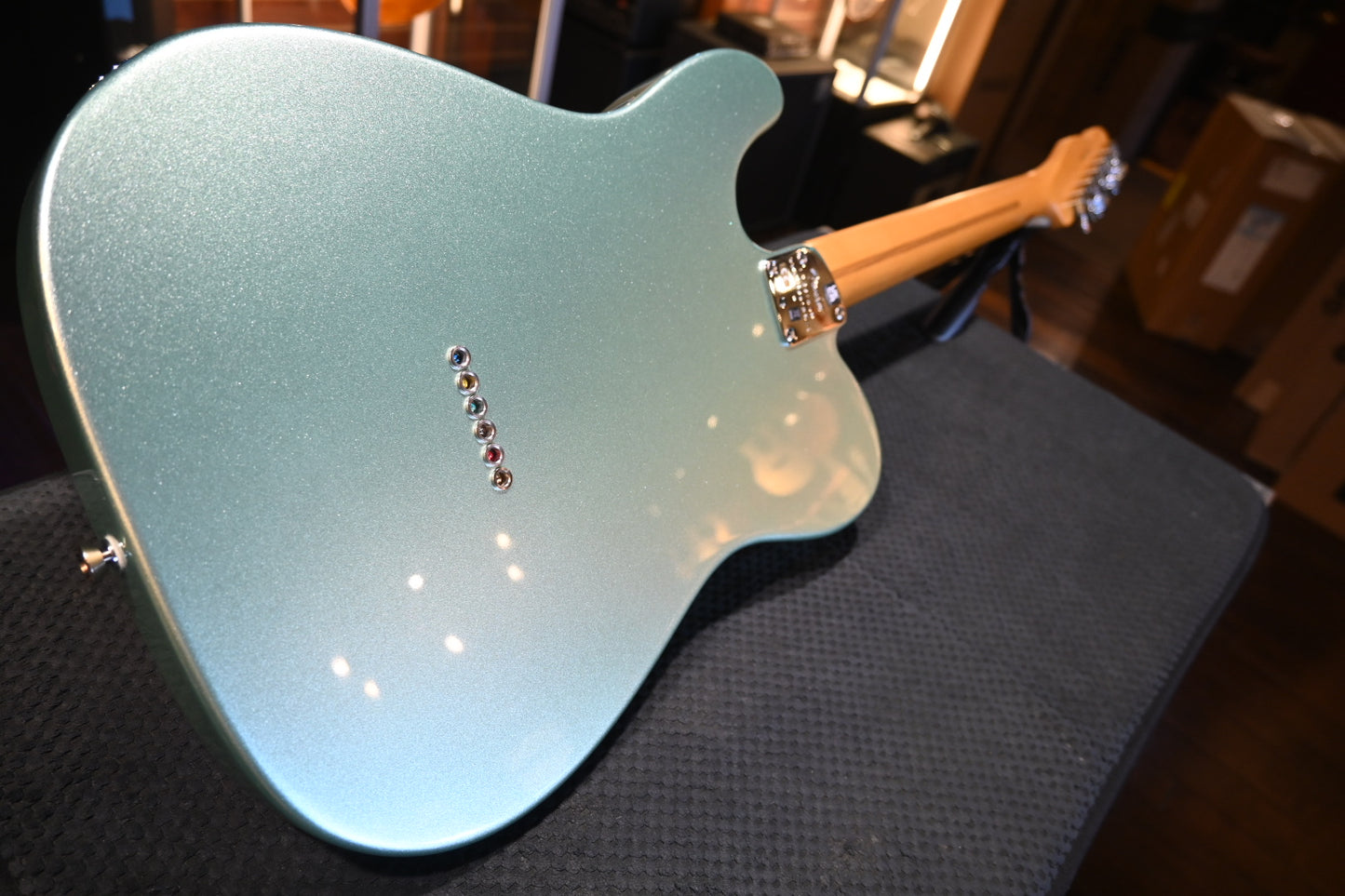 Fender American Professional II Telecaster 2023 - Mystic Surf Green Guitar #5274 - Danville Music