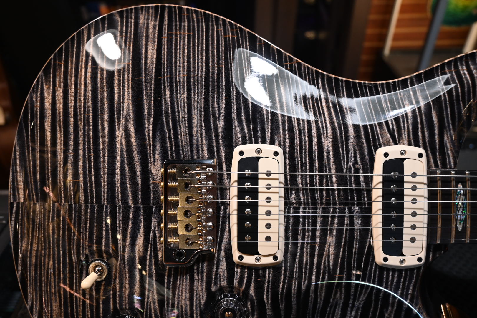 PRS Private Stock John McLaughlin Limited Edition 2023 - Charcoal Phoenix Guitar #10694 - Danville Music